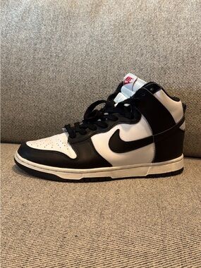 Nike Black and White Panda Dunk High Retro